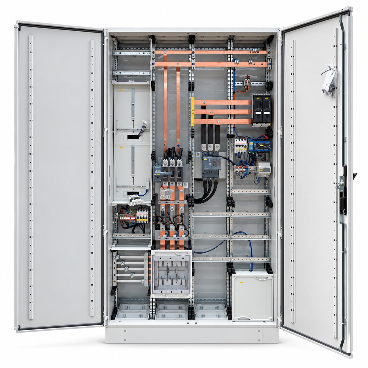 Stand-Messwandlerschrank 250 A | APZ | NA-Schutz | 2 WR-Abgänge